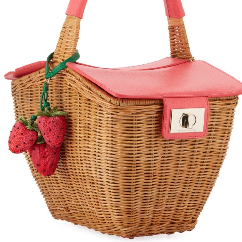Kate spade collector’s picnic 3D wicker basket bag - Picture 2 of 7